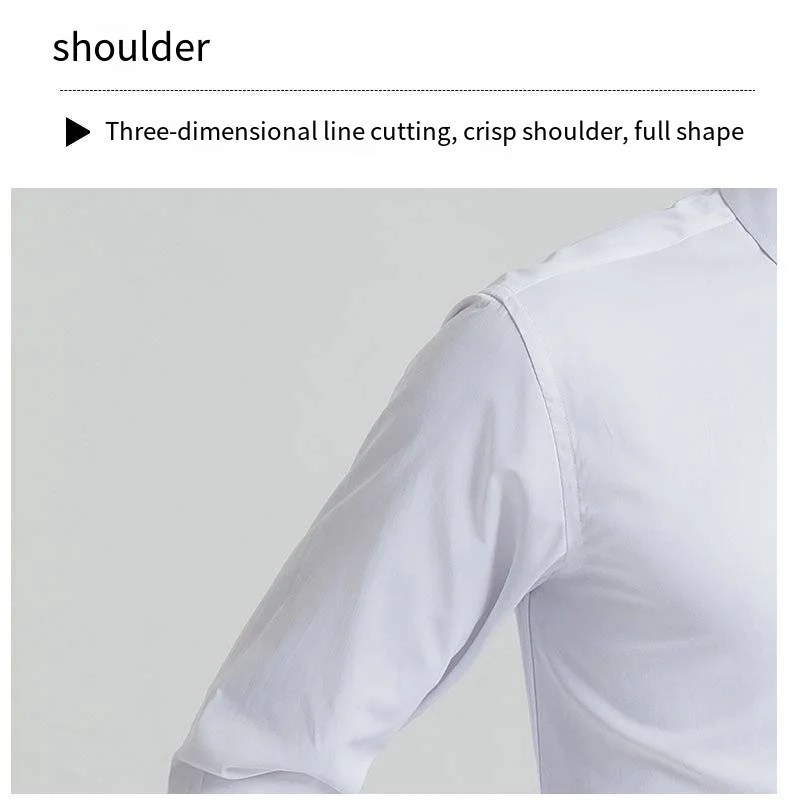 Hersteller Großhandel Custom New Blank Shirt Herren Langarm Slim Business Formal Wear Professional Plus Size679_voghion.com