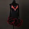 Black with bright red