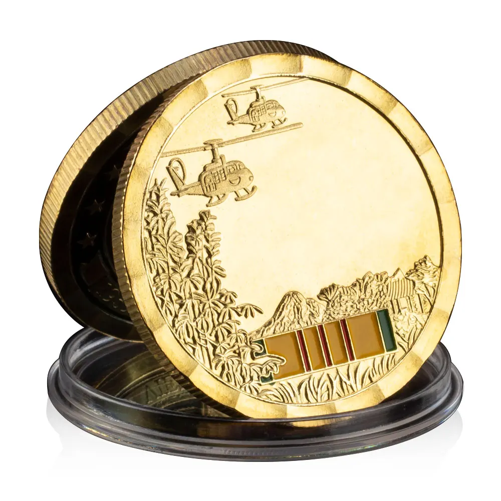 美国尖叫鹰海军陆战队镀金挑战硬币美国退伍军人收藏纪念礼物