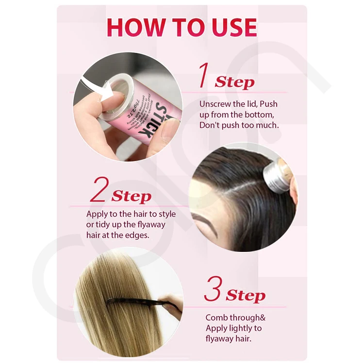 Private Label Hot Shaping Product Hair Strong Hold No Flaking And Residue Styling Hair Wax Stick