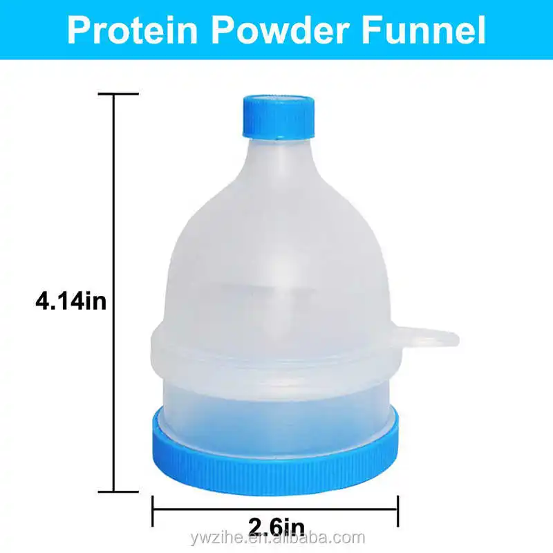  TranSport Protein Powder Funnel - 180mL Portable