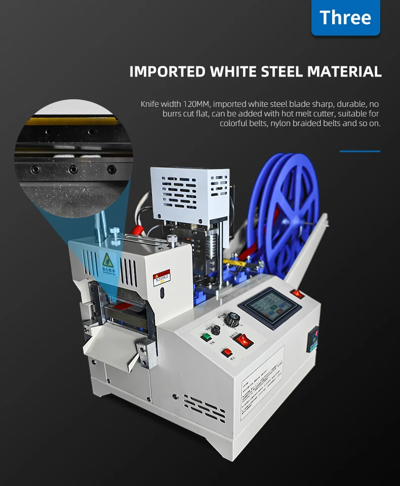 TRLH201 bing Cutter PVC Electric Zipper Tape Cutting Machine