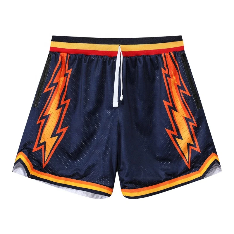 Men's Mesh Graphic Print Shorts Casual Work Out Cool Shorts Gym Basketball Running Short