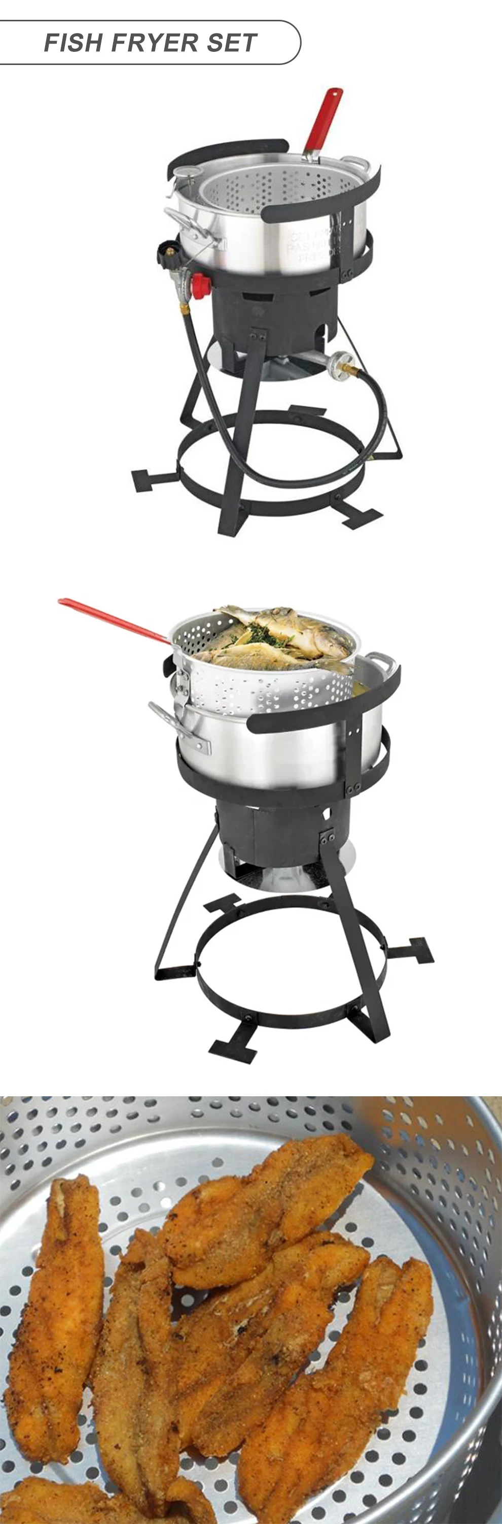 Fish Smoker Portability Propane Gas Fryer Portable Bbq Outdoor Fish