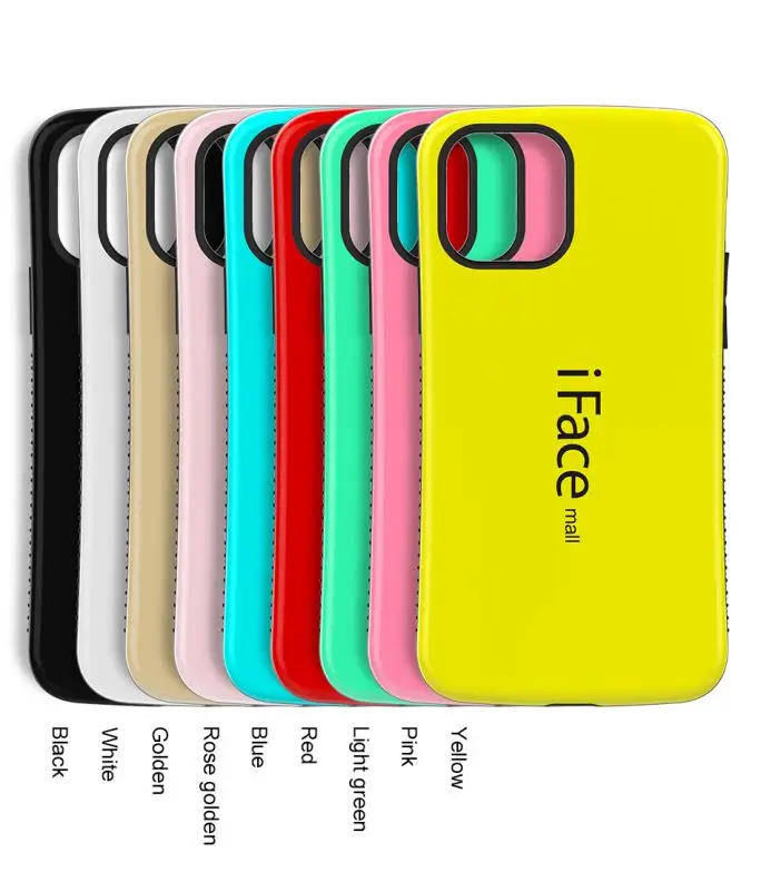 Wholesale iFace mall Bumper armor Shockproof Case For iphone 12 PRO For iPhone  11 5 5S 6 6S 7 8 Plus X XR XS MAX Anti-fall Back Cover Case From  m.alibaba.com