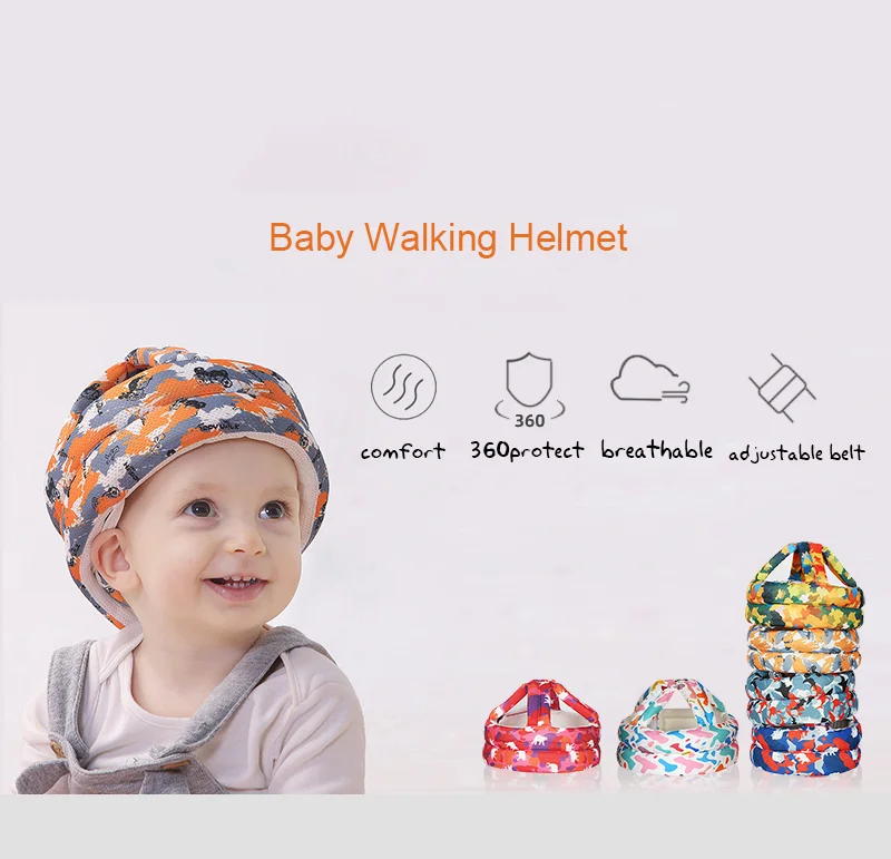 2023 Adjustable Children Infant Toddler Helmet Learning To Walk Baby