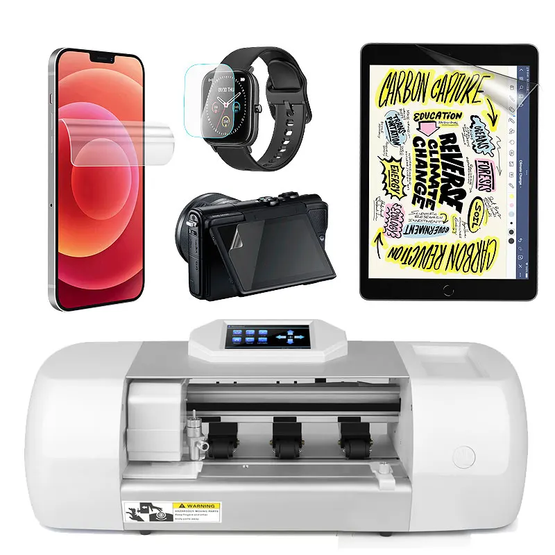 Factory Teneth High Quality TPU Hydrogel Customized Film Cutter Mobile Phone Film Cutting Machine With Full Touch Screen