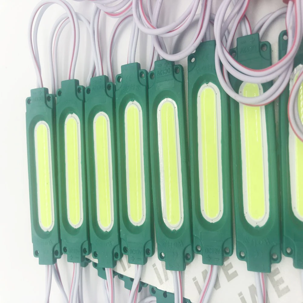 DC12V 2W LED Module Injection COB with Lens Waterproof LED Light Modules for Sign Channel Letter IP65 Aluminum PCB