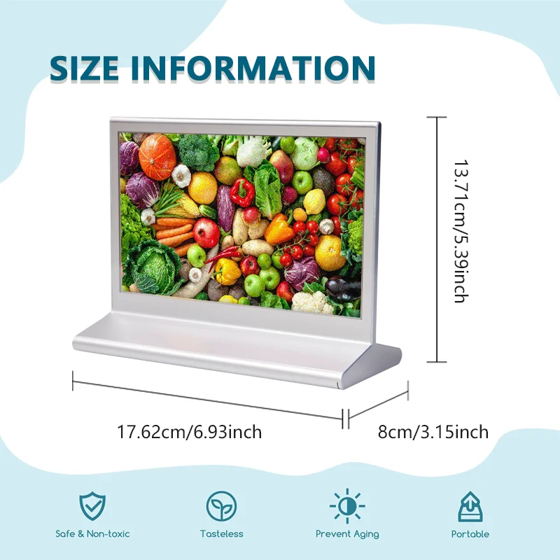 7.3" Double-sided HD 6 color Wireless BLE E-Ink Displays  Digital Office Signage Electronic Conference System APP Operated details