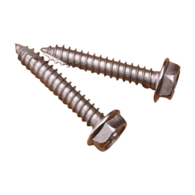 YH High Quality Din7504 Stainless Steel Hex Washer Head Self Drilling Screw