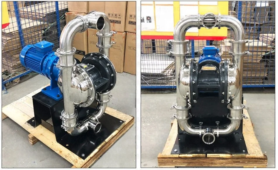 1 5 дюймов DBW электрический пищевой санитарный двойной диафрагменный насос для передачи