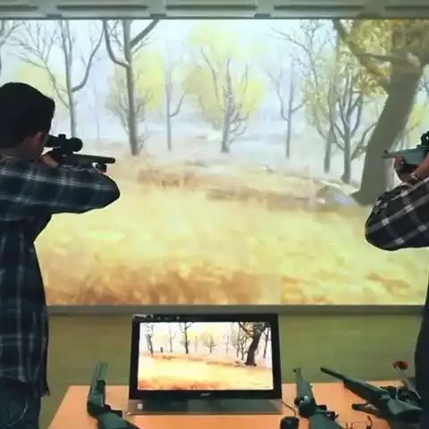 Indoor Playground Augmented Reality Projector AR Interactive Wall Projection for Shooting Games