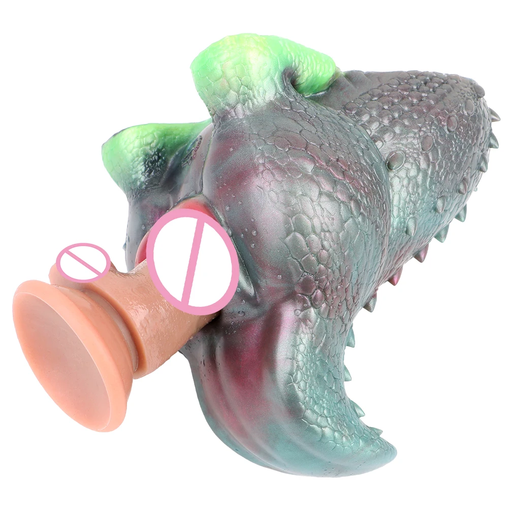 Artificial Dragon Pussy Toy with Real Vaginal Silicone Masturbator Butt Toy  for Men