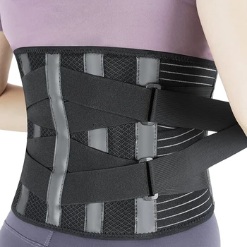 PAIDES  High Quality Adjustable Waist Trainer Belt Back Brace Sports Slimming Body Shaper Band For Fitness Workout