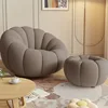 Curry color sofa pedal combo-lamb fleece-rotatable