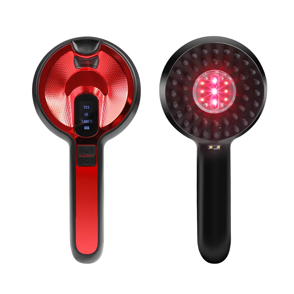 Red Light Wave Laser Comb Micro Vibration Massage Liquid Brush