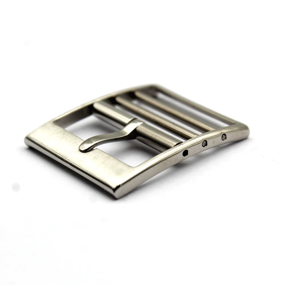 316L Luxury Design Edge Tongue Polished Top Brushed Stainless Steel Watch Buckle for Nylon TUDO Watch
