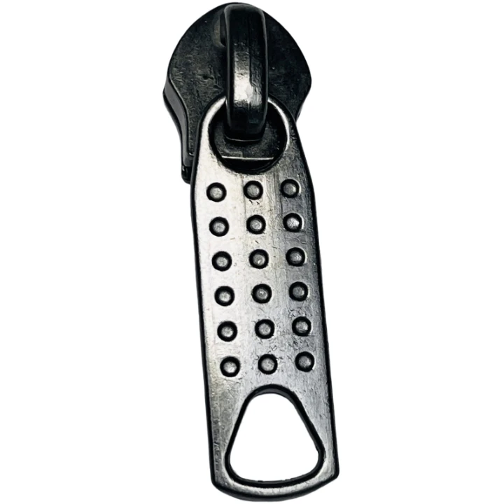 Silver 58 Metal Zipper Pulls Bulk Zipper Slider Coil Nylon Zipper