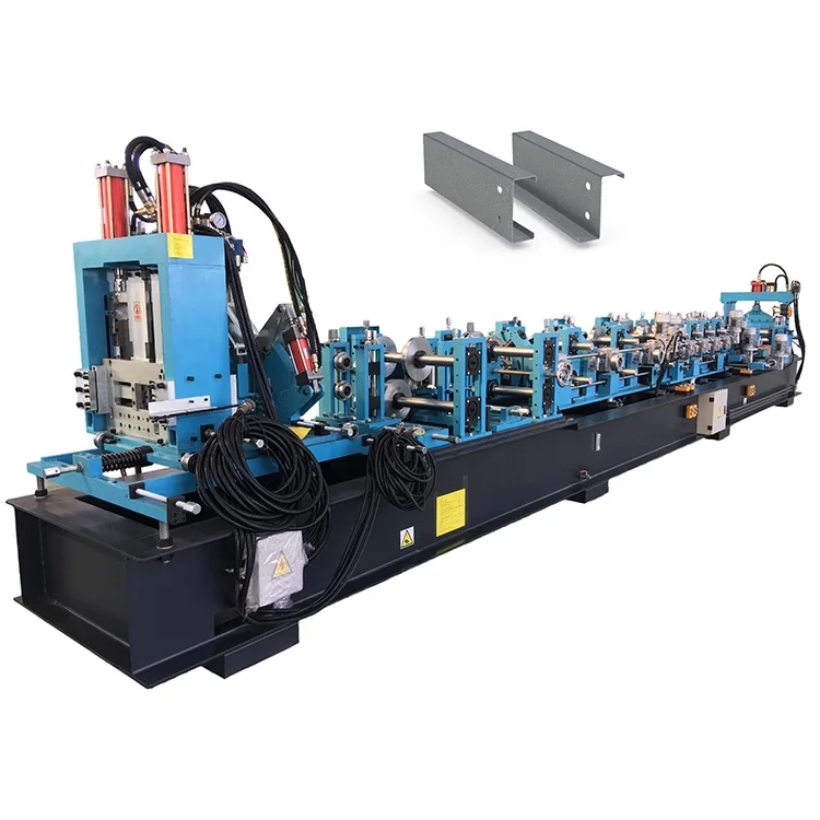 C Z U Sigma Steel Profile Making for Building Materials Galvanized Steel Purlin Roll Forming Machine