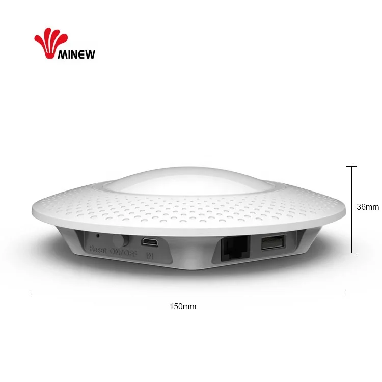 Minew G1 Ibeacon Receiver Scanner BLE WiFi IoT Gateway for Bluetooth BLE Beacons
