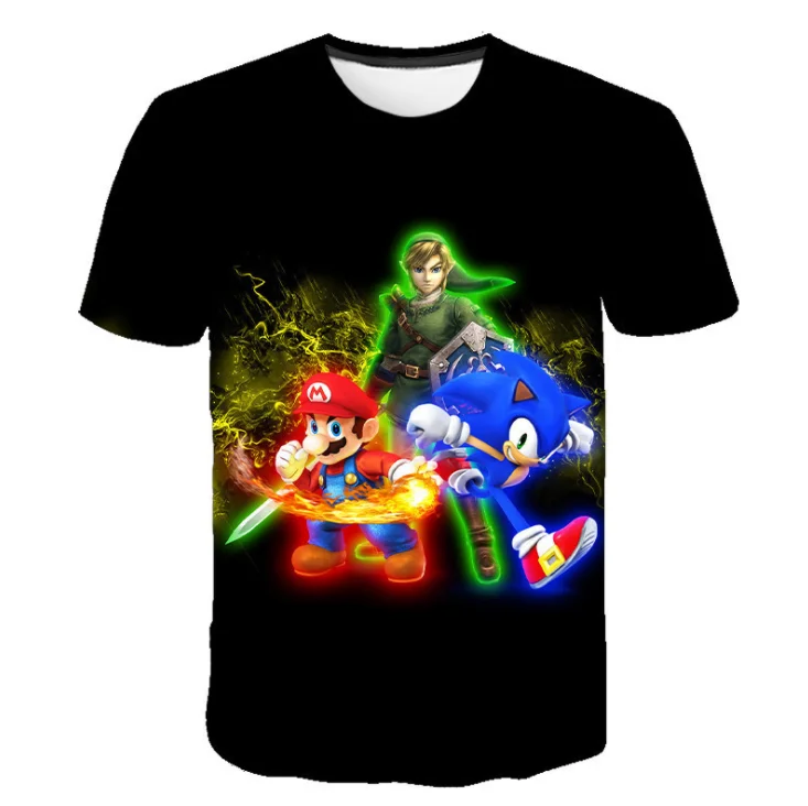 UFOGIFT New Style Classic Games Super Mario T Shirt Mario Bros 3D