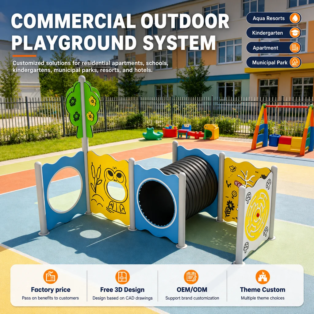 HDPE Busy Board Montessori Sensory Activity Board Kids Toddler Learning Educational Toy CE CPC ASTM Certified OEM Wholesale Safe