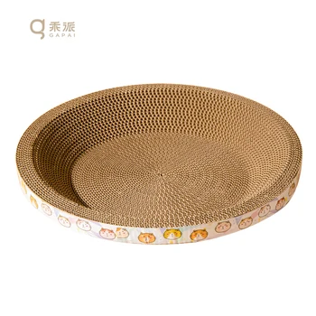 Factory Direct Sale Cat Scratching Post High Quality Round Cat Scratcher