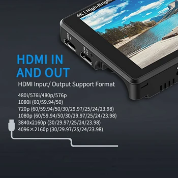Feelworld LUT6 6 Inch Other Camera Monitor  Aluminum Alloy Video Camera Hot Sale Professional Studio for Dslr Field Monitor detail image