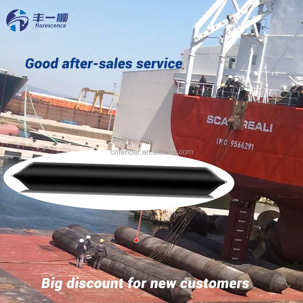 Slipway Balloon Docking Rubber Ship Launching Marine Airbag Marine Airbags for Boat