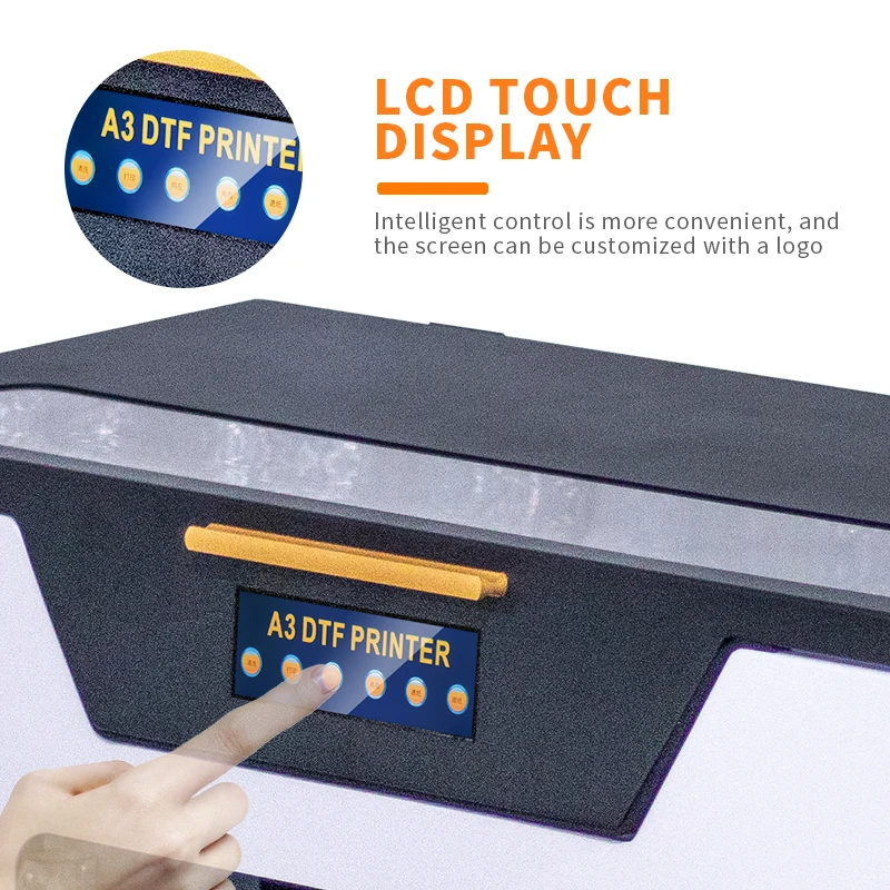 Small DTF Printer A3 Power Shaker Inkjet PET Film Printer With Shake Powder Machine DTF Printing