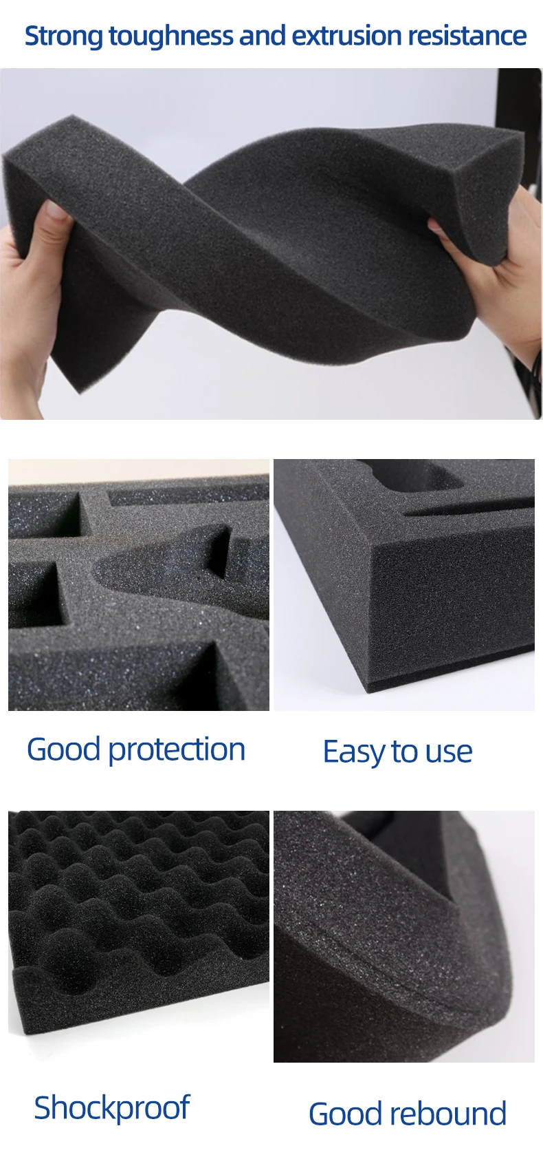 High Density Soft Closed Cell Polyethylene Foam Sponge Black Packing Foam Sheet Buy Packing 