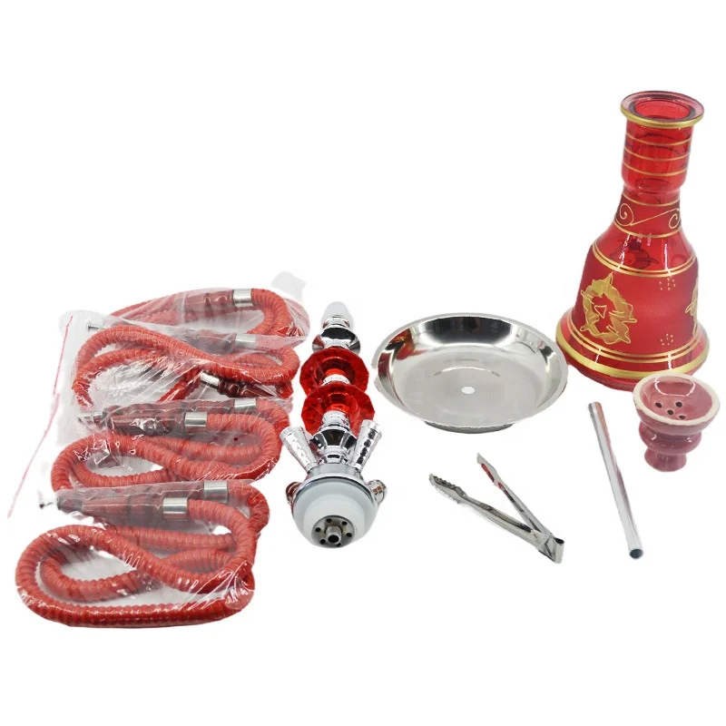 Customized 53cm Height 4 Hose Hookah Shisha Complete Set Kit Richman