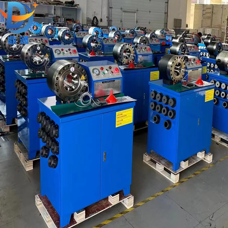 Vertical Flexible Gates Hose Crimping Hydroulicd Press Machine Crimping ...