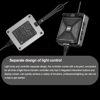 Zhiyun Molus G200 200Ws LED Video Light Photography Light Fill Light for Photos Studio Video Youtube TikTok Outdoor Shooting detail image