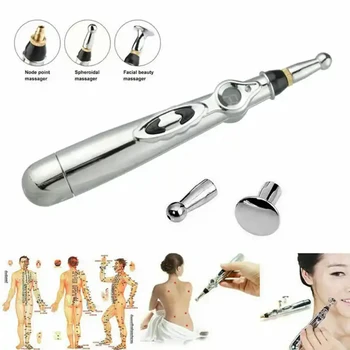 Hot Selling Family Health Care Doctor Infrared Meridian Energy Pen massager pen  Electric Pulse Acupuncture Pen