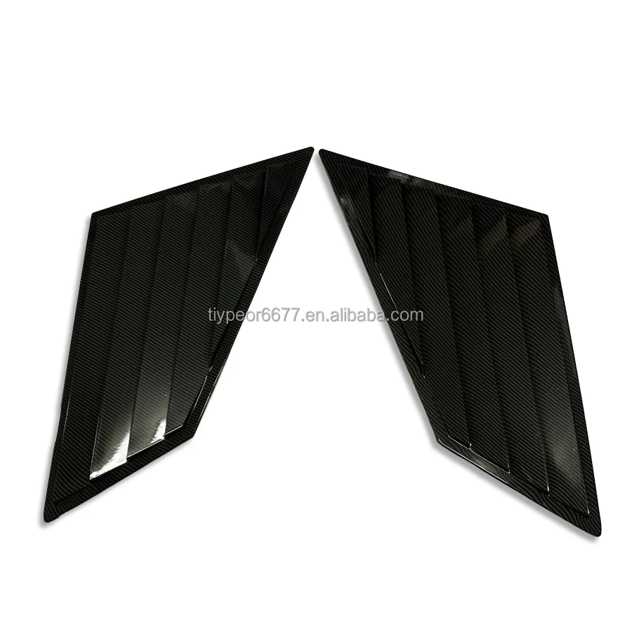 product tiypeor rear side window louvers for kia kx5 sportage 2022   2023 air vent scoop shades cover blinds exterior accessories-9