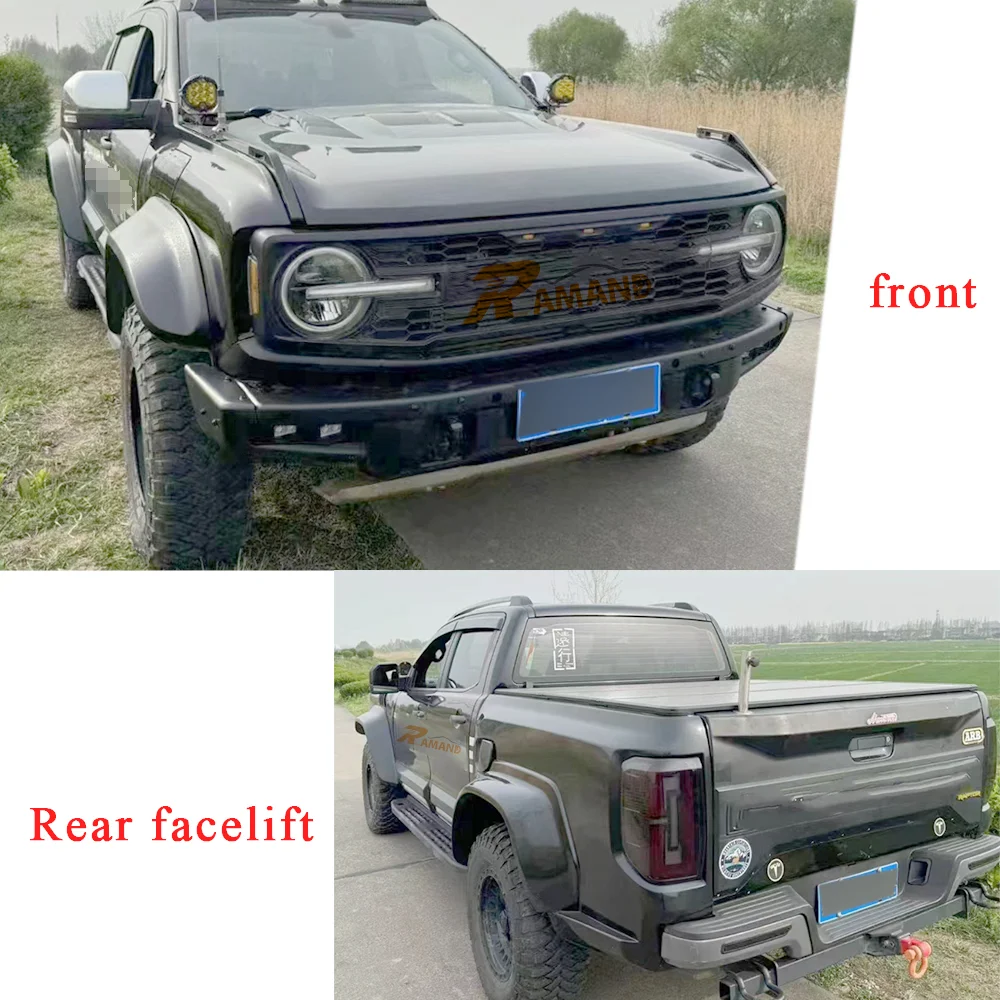 New Design Conversion Bodykit for Ranger T6 T7 T8 to Bronco Raptor Thailand Facelift Accessories for Ranger Upgrade Body Kit