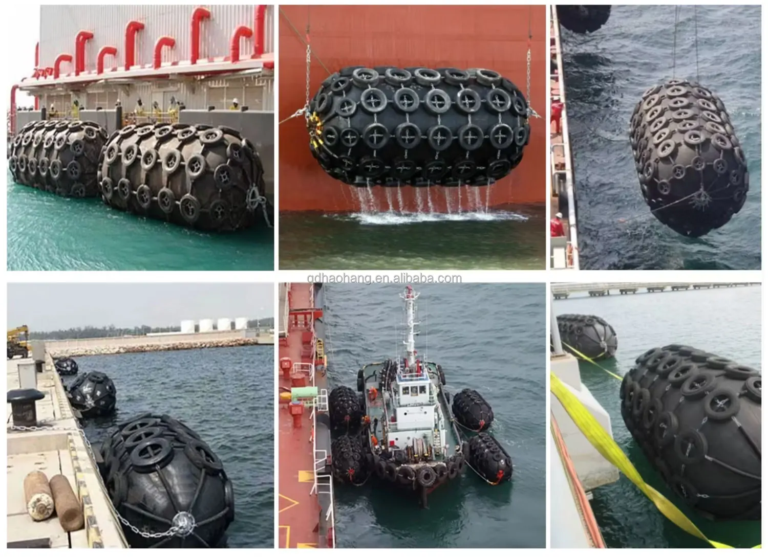 Customized Sizes Pneumatic Fender Durable Jetty Wharf Corrosion ...