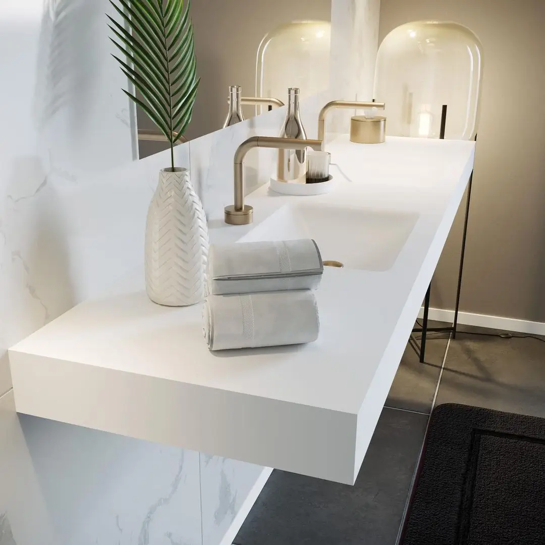 Wholesale 12mm Corian Solid Surface Sheets Acrylic Solid Surface Marble