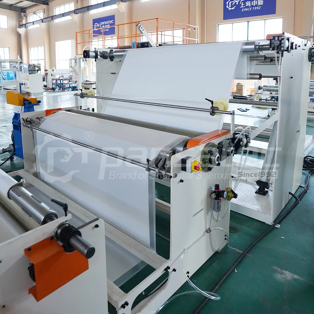 Shanghai Shenxin High Speed Factory Precisely Manufactured Plastic air Bubble Film Wrap Sheet Roll Producing Machine