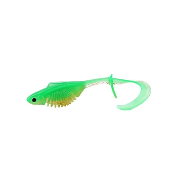 Curly & T Tail Soft Worm Lures with Two Swimming Actions, Micro Artificial Bait for Bass and Topmouth Culter – Soft Lure – view 2