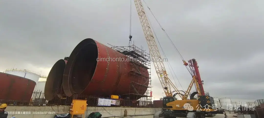 CIMC 2000m3 LPG Bullet Mounded Underground Tank