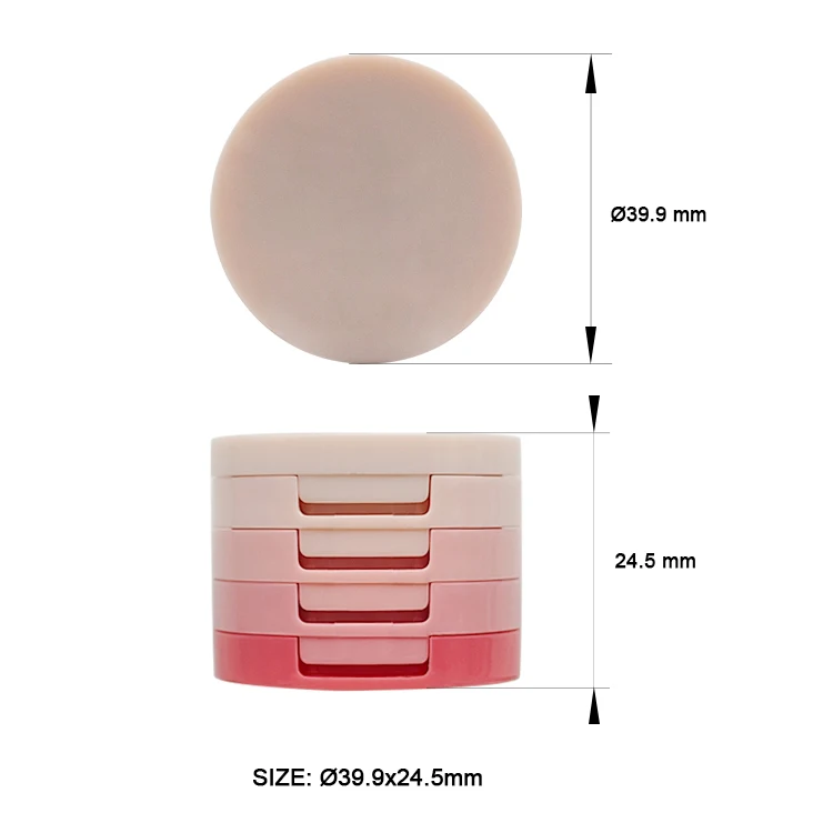 Multi Layers Stackable Pressed Powder Blush Compact Packaging Empty ...