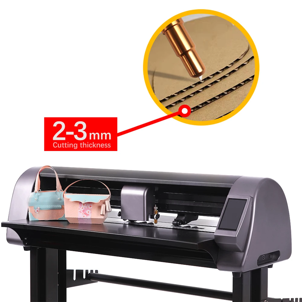 MOMOTECH 720mm Double Head Automatic Vinyl Cutter Graph Arms with Contour Cutting and Camera Servo Driver