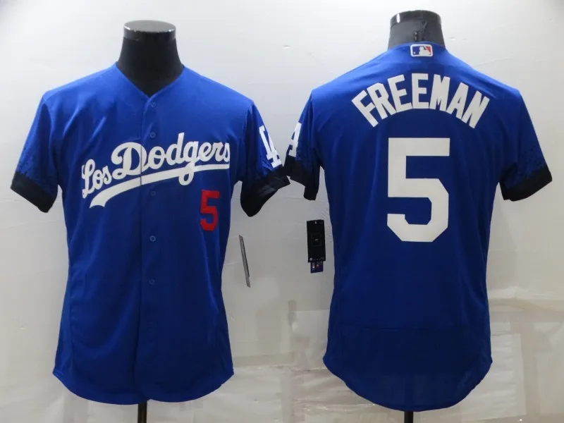 Wholesale Los Angeles Baseball Jersey 5 Freddie Freeman baseball jersey men  women youth From m.