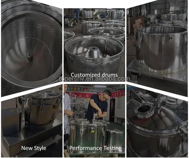extraction centrifuge with jacket
