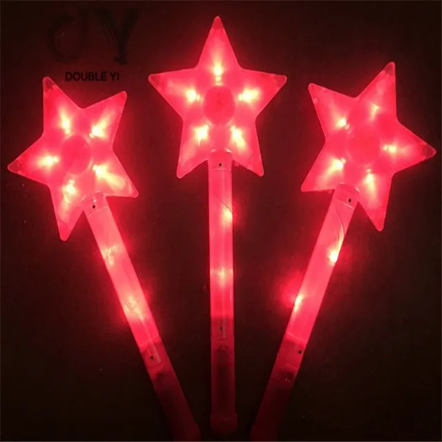 Colorful LED Flashing Star Glow Light Stick for Concert and Party
