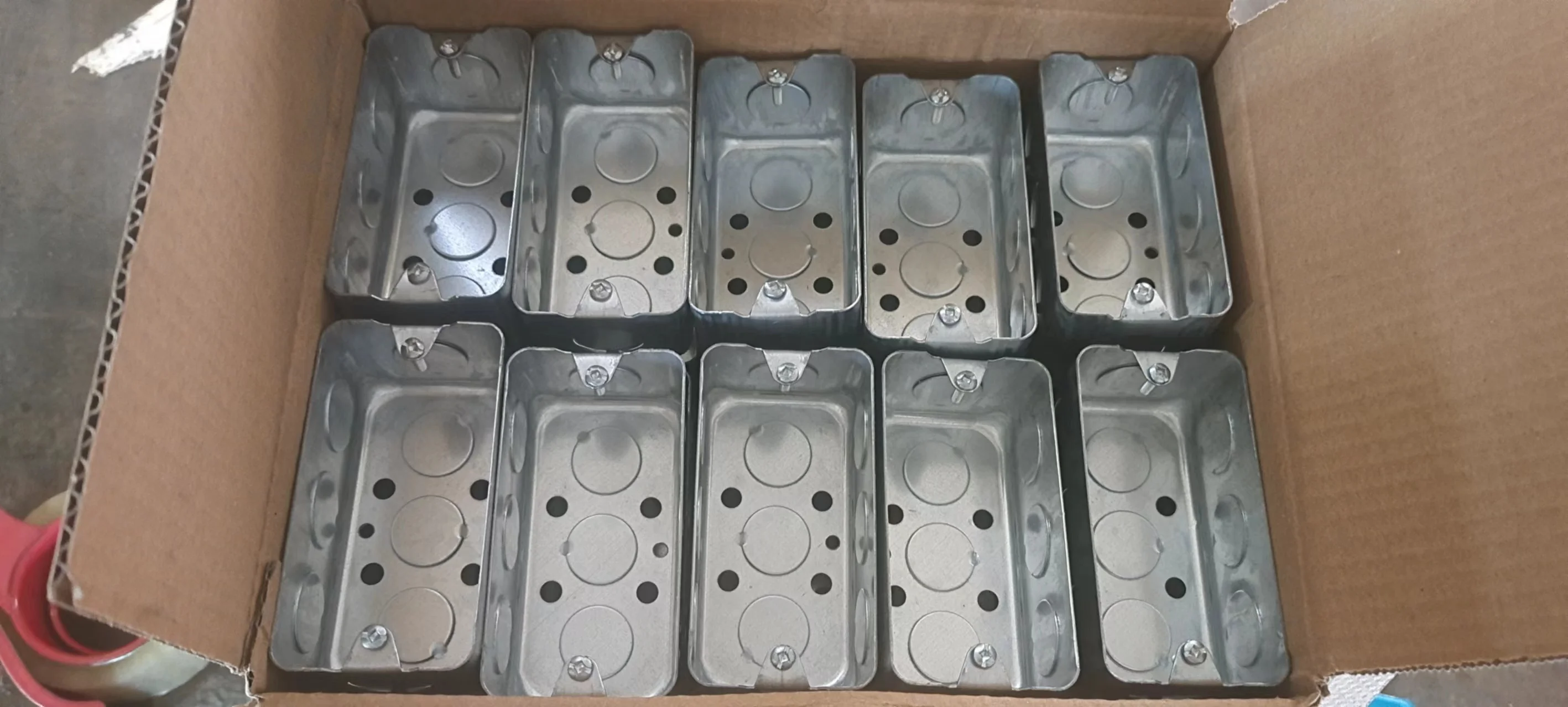 US 4x2 Inch Rectangle Handy Box Galvanized Iron Box with UL Certification