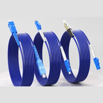 Waterproof Armored Fiber Jumper LC-SC Connector Low Loss for Data Center