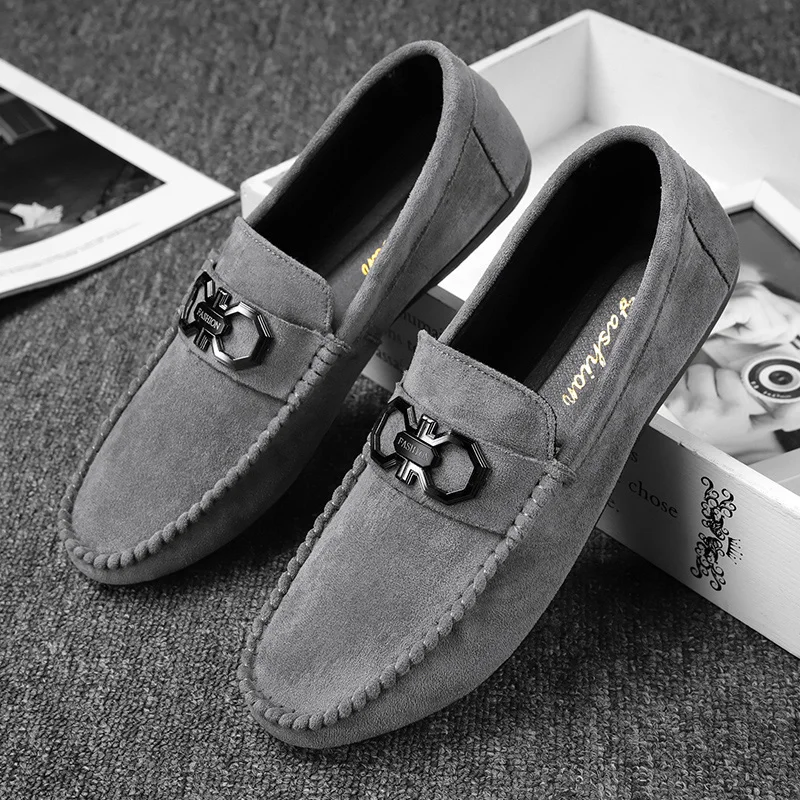 Daily Mens Loafers Office Working Shoes Hot Selling Wholesale Comfortable Casual Shoes for Men PU SUPER Low Print Rubber Accept